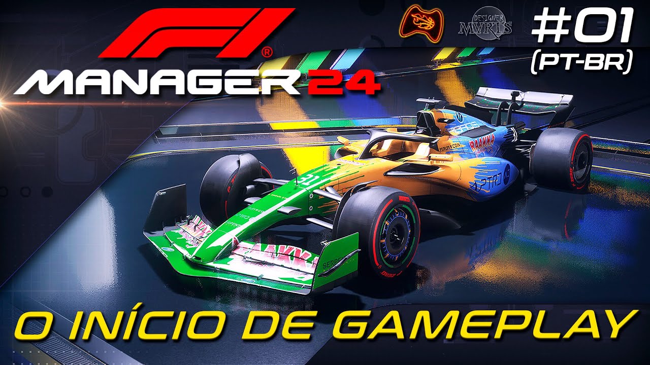 F1 MANAGER 24 - O INICIO DE GAMEPLAY (PT-BR)