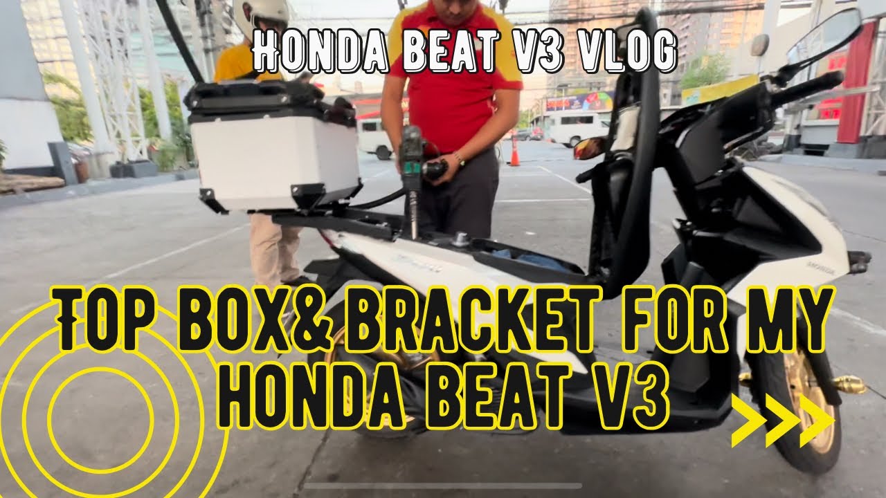Alloy Top Box and Bracket for my Honda Beat V3