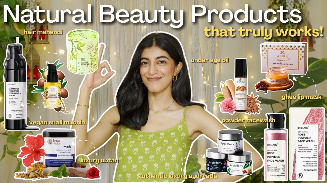 Natural Beauty Product Recommendations That Actually Work (Tested & Loved!) | Radhika Jagtap ✨