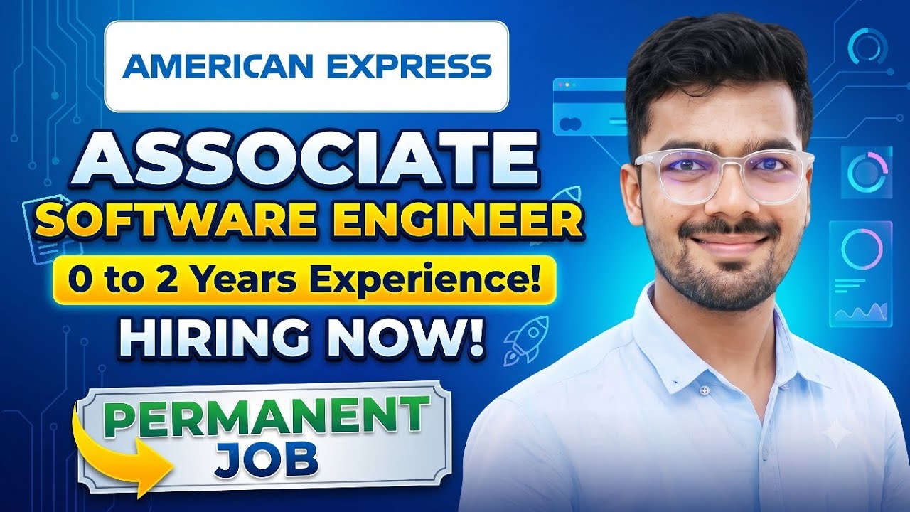 American Express нанимает 2026 | младший инженер-программист | опыт 0-2 года (постоянная работа!)