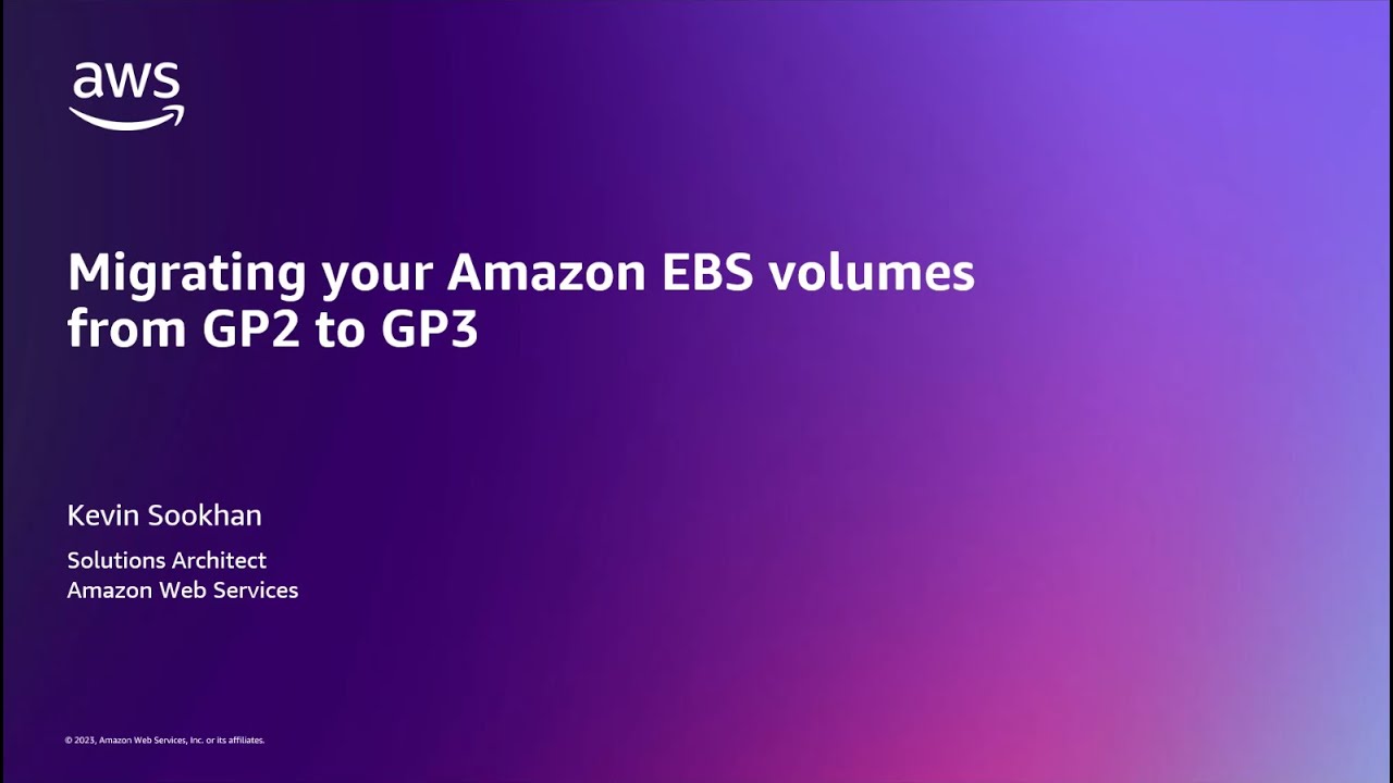 Migrating your Amazon EBS volumes from GP2 to GP3 | Microsoft on AWS Cost Optimization (MACO)