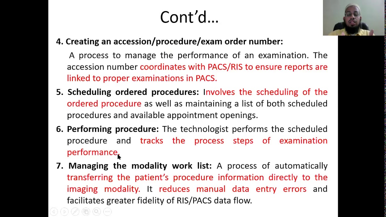 Radiology Information System (RIS) Part I