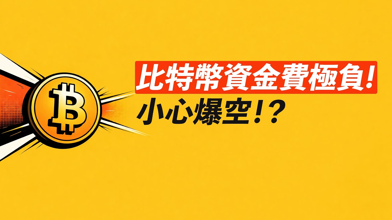 BTC資金費極負！小心爆空！未必跌得動&hellip;&hellip;