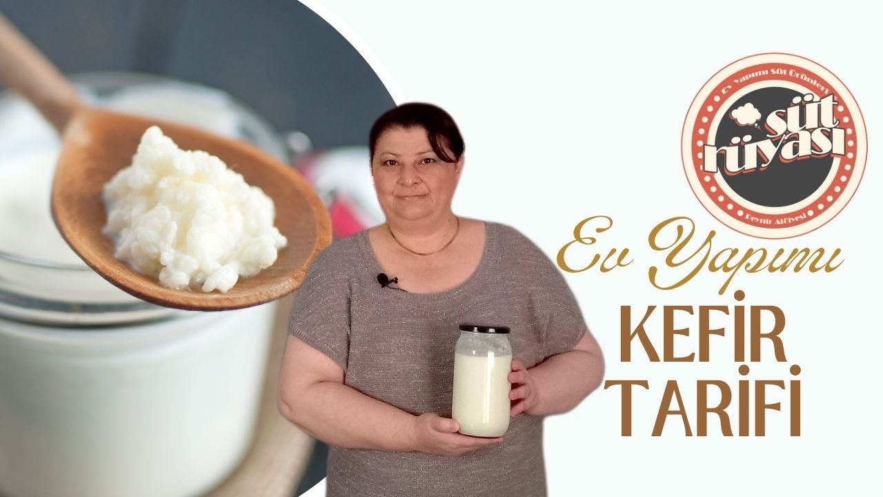 Kefir Nasıl Yapılır? | Ev Yapımı Kefir | Kefir Mayası Nasıl Saklanır?