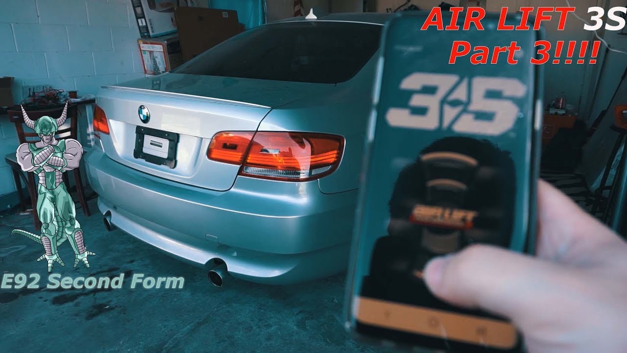 AIR LIFT 3S INSTALL PART 3!!!!!!!!! / E92 ON AIR / HOW TO SLAM