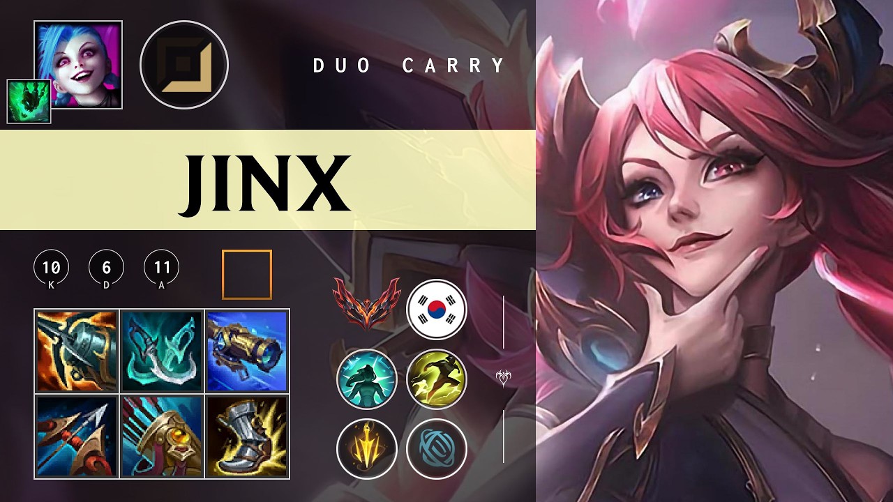 Jinx ADC vs Kai'Sa - KR Grandmaster Patch 26.03