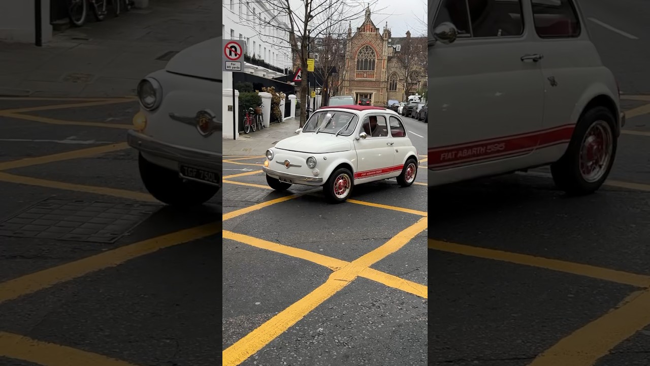 Fiat Abarth 595 with its own soundtrack #fiatabarth595 #fiat500