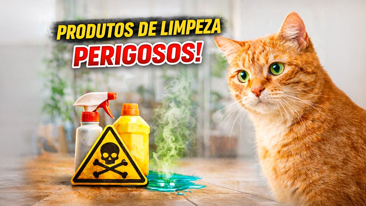 CUIDADO! A Faxina da Sua Casa Pode Estar Envenenando Seu Gato