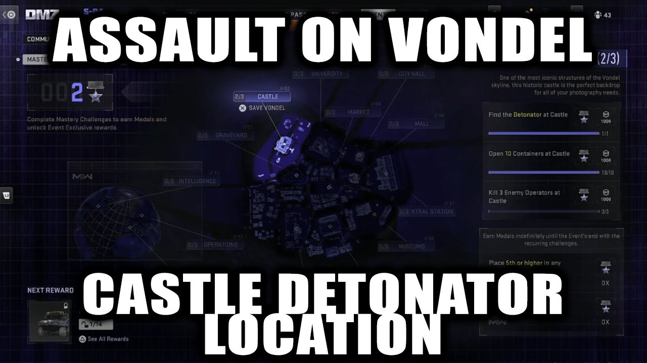 Assault On Vondel Castle Detonator Location Guide! (MW2 Warzone/DMZ)