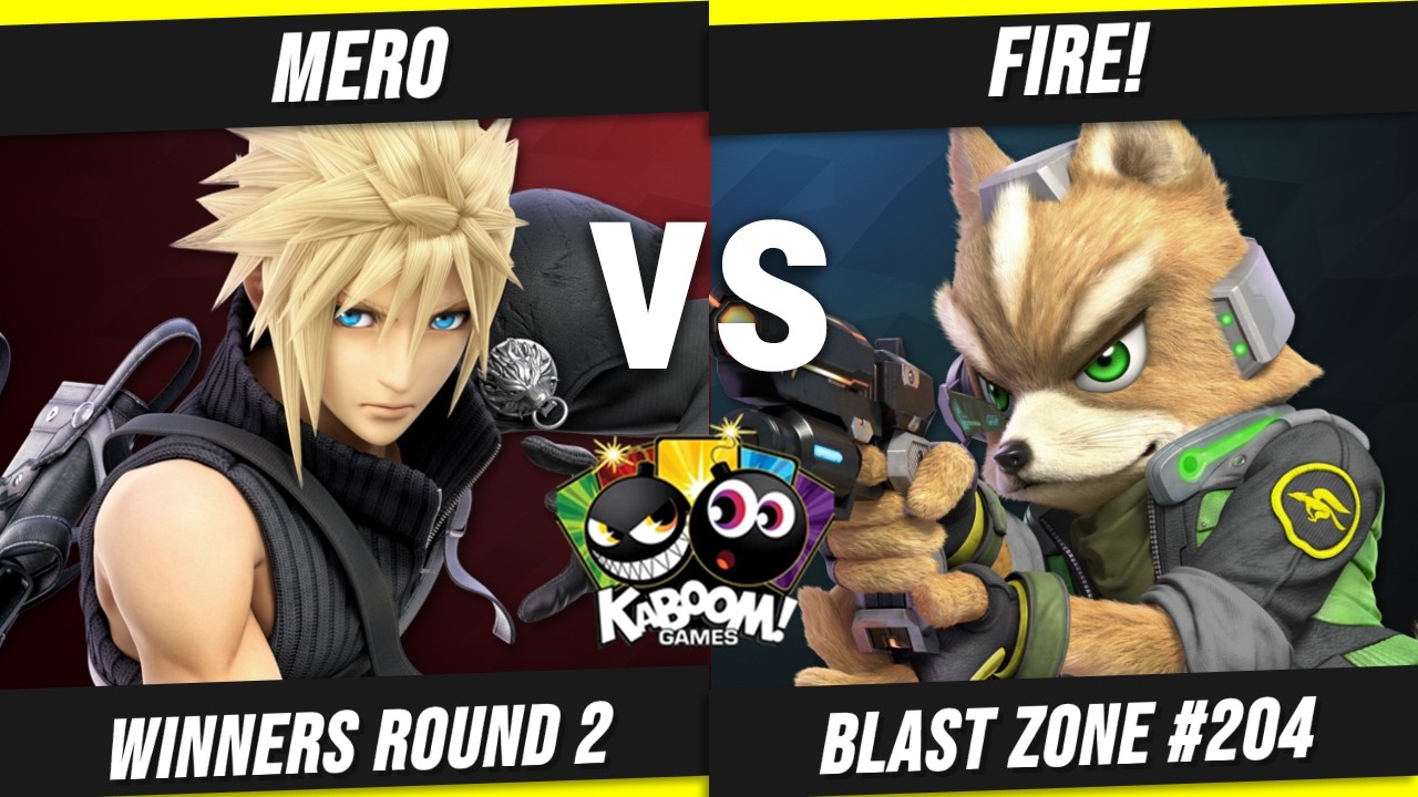 Blast Zone #204 - WR2 - Mer0 (Cloud) vs Fire! (Fox)