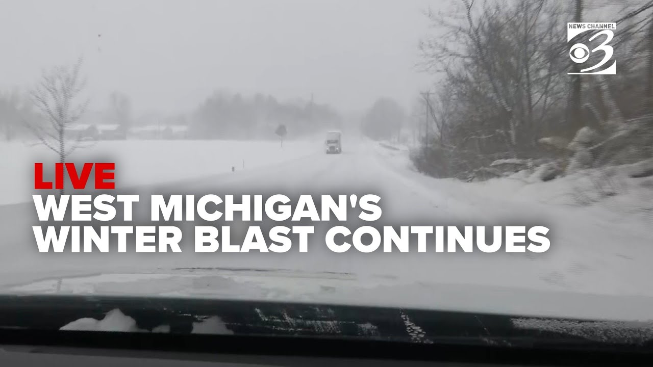 LIVE: Winter weather continues slamming West Michigan