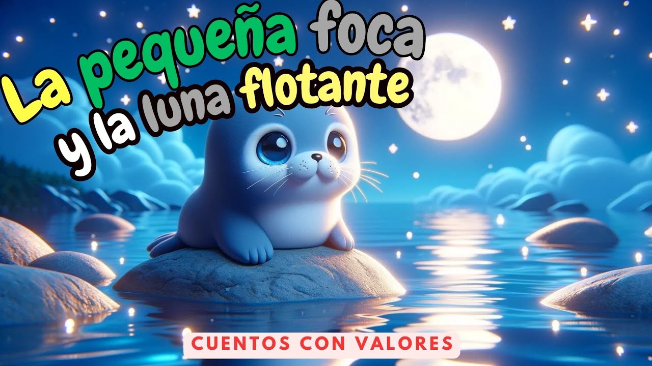 🌜✨ La peque&ntilde;a foca y la Luna Flotante 🌊🌌 | Cuentos infantiles | Cuentos para dormir