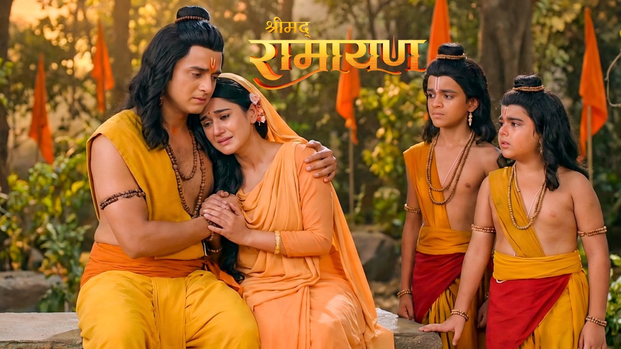 जब लव ने मिलवाया सीता माता को श्रीराम से सबकी आँखें भर आईं || Shrimad Ramayan