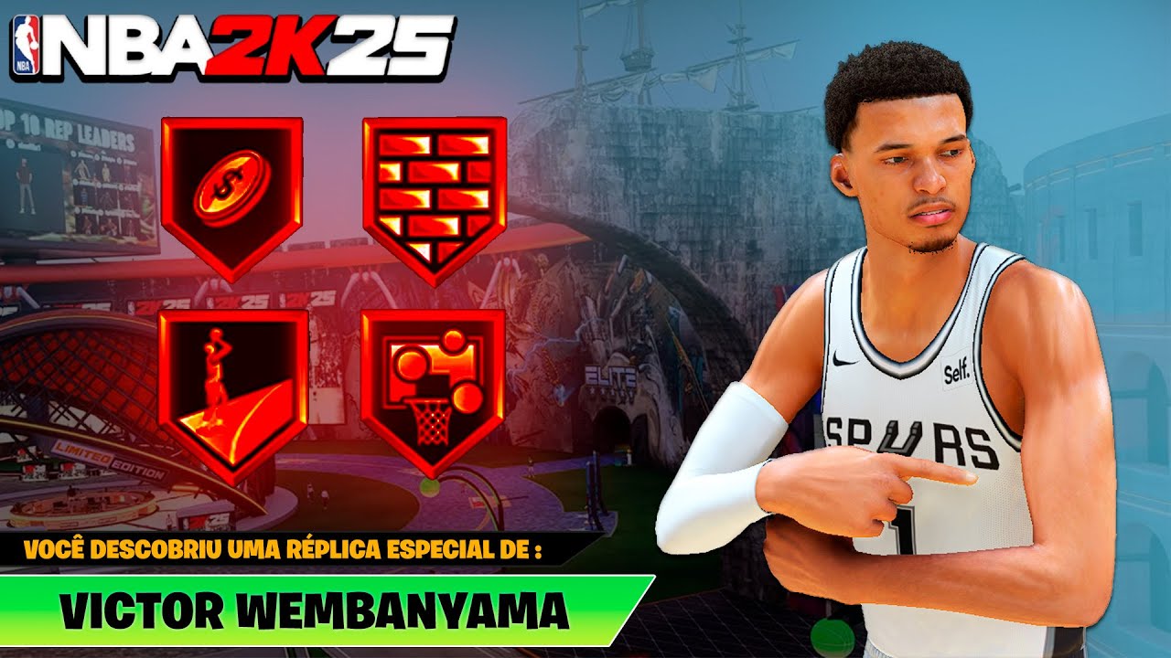 Essa é a Melhor Build do VICTOR WEMBANYAMA para Dominar no NBA 2K25