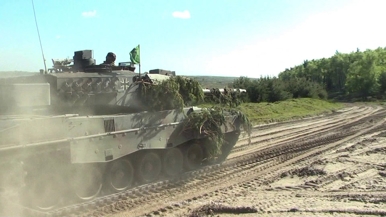 Kompletter Film Panzer Leopard 2 Bundeswehr Gefechtsschießen PzBtl33 Bergen Hohne SB9 2010