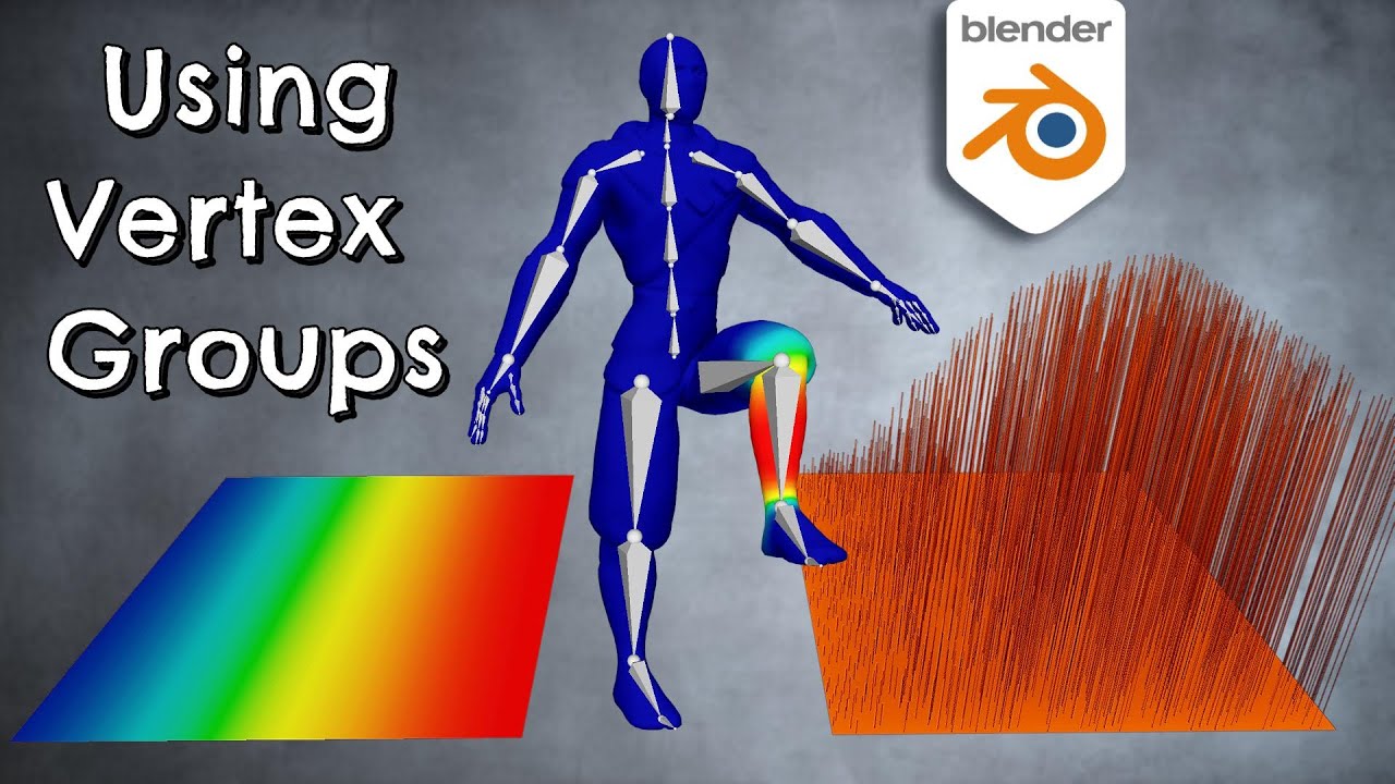 Как использовать группы вершин | Учебное пособие по Blender 4.2