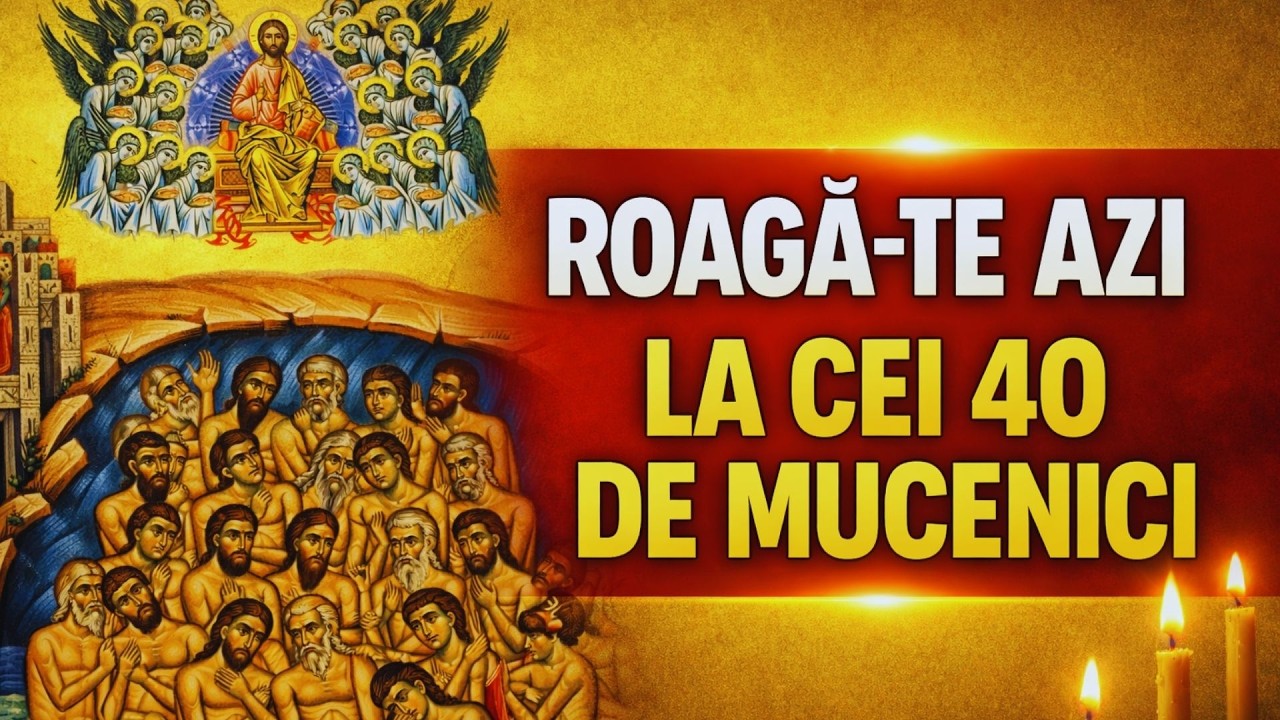 Rugăciune către Sfinții 40 de Mucenici – Întărire și Ajutor în Vremuri Grele