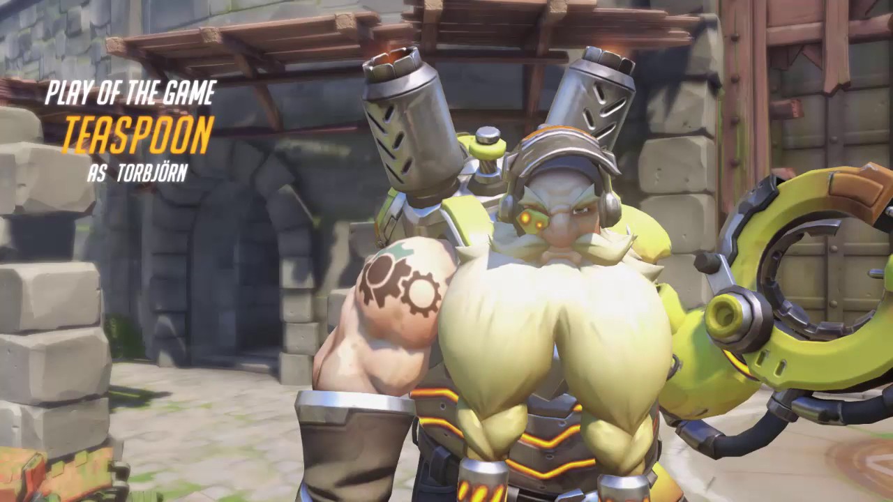 OVERWATCH!!!-Clean Gameplay-MYSTERY HERO weekly brawl-Eichenwald