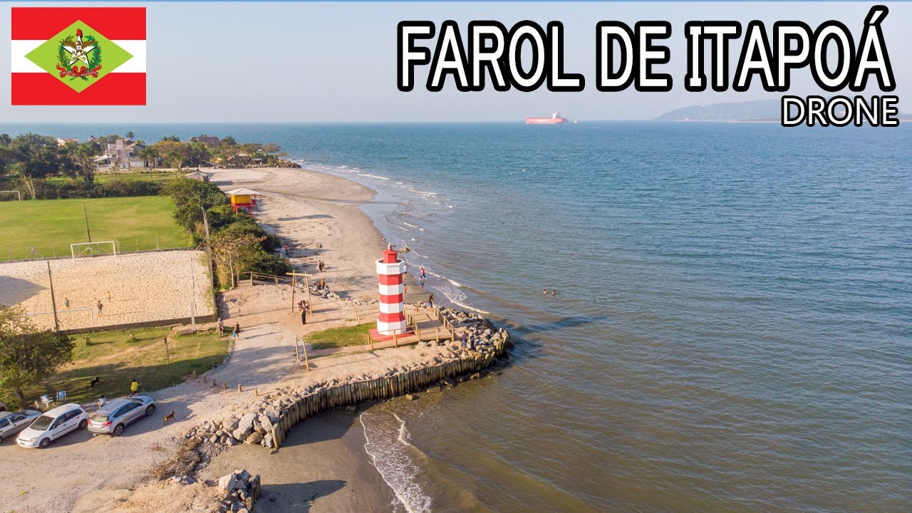 FAROL DE ITAPOÁ - SANTA CATARINA - VOO DE DRONE SOBRE PONTAL DO NORTE, EM ITAPOÁ - . Drone #79