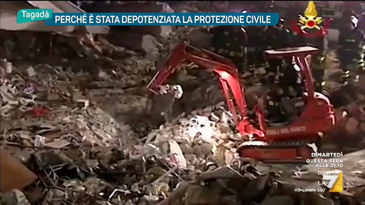 Perchè è stata depotenziata la Protezione Civile