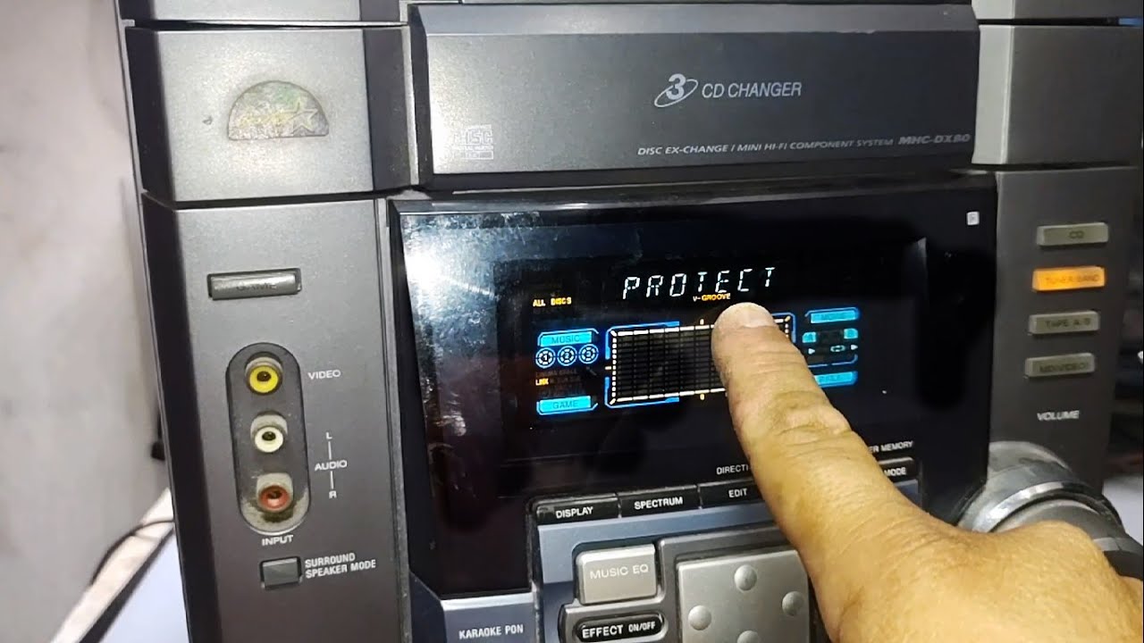 som Sony acionando a proteção resolvido