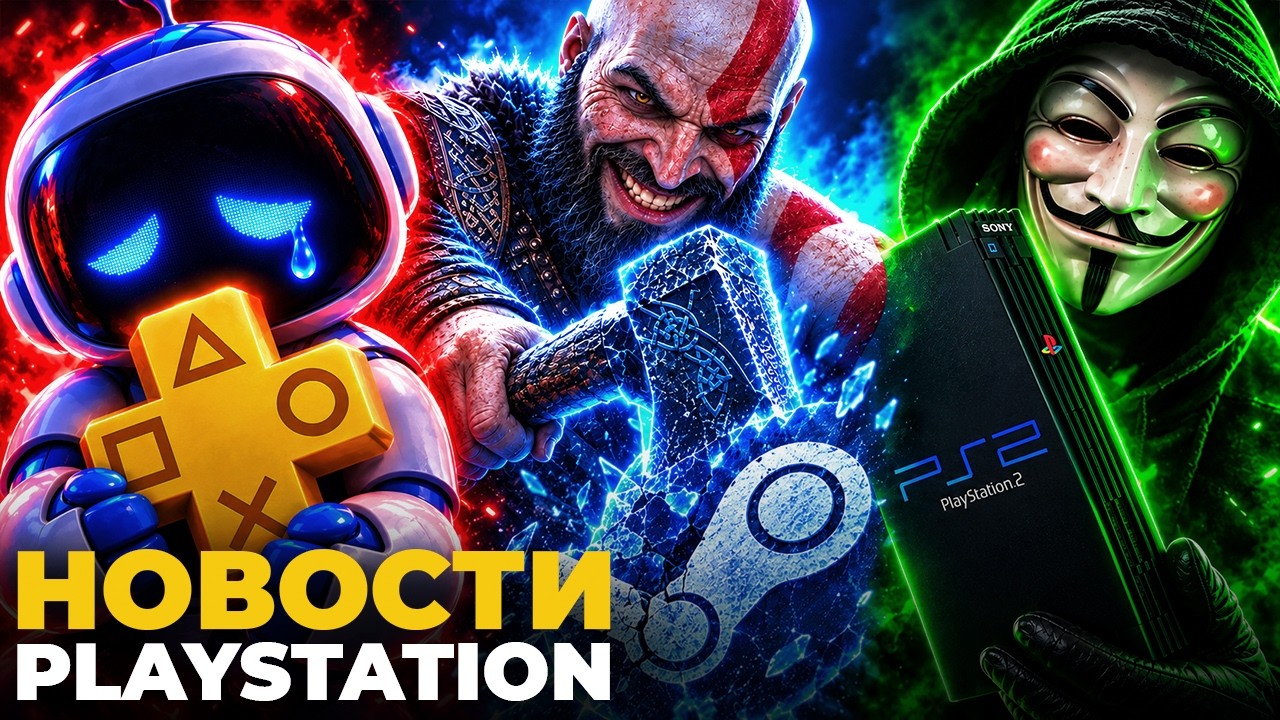 Sony УДАЛЯЕТ ИГРЫ из Steam. PS Plus отменяют. PS2 взломали спустя 26 лет. Новости PlayStation