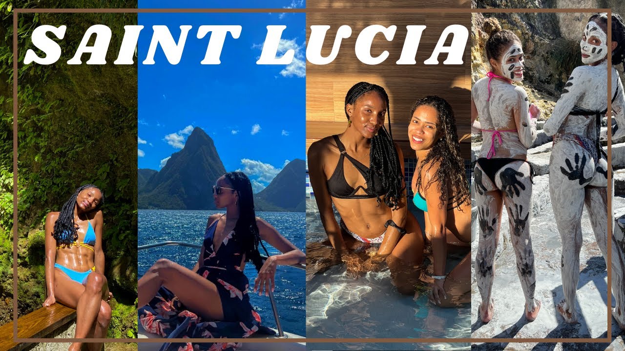 SAINT LUCIA | TRAVEL VLOG | HIKES, WATERFALLS, SULFUR SPRINGS, BEACHES, JETSKI