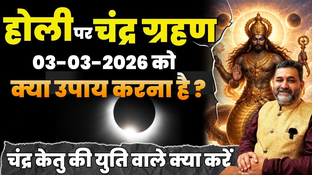 चंद्र ग्रहण की जानकारी व उपाय ￼| Lunar eclipse 2026 | Holi 2026 | astrology | Chandra Grahan 2026 | 