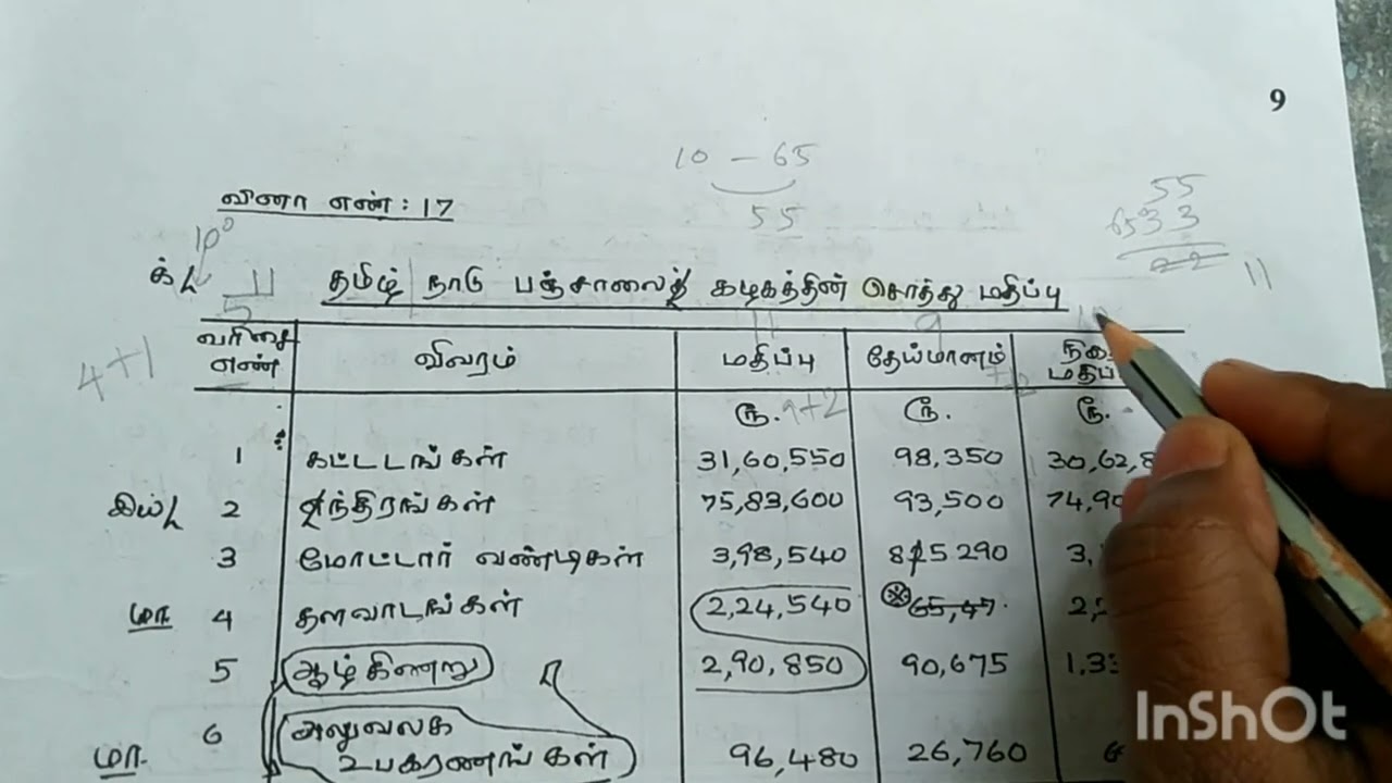 வரிசை எண் #typing #tamil #junior #serialnumber #statement #calculation #typewritingstatement