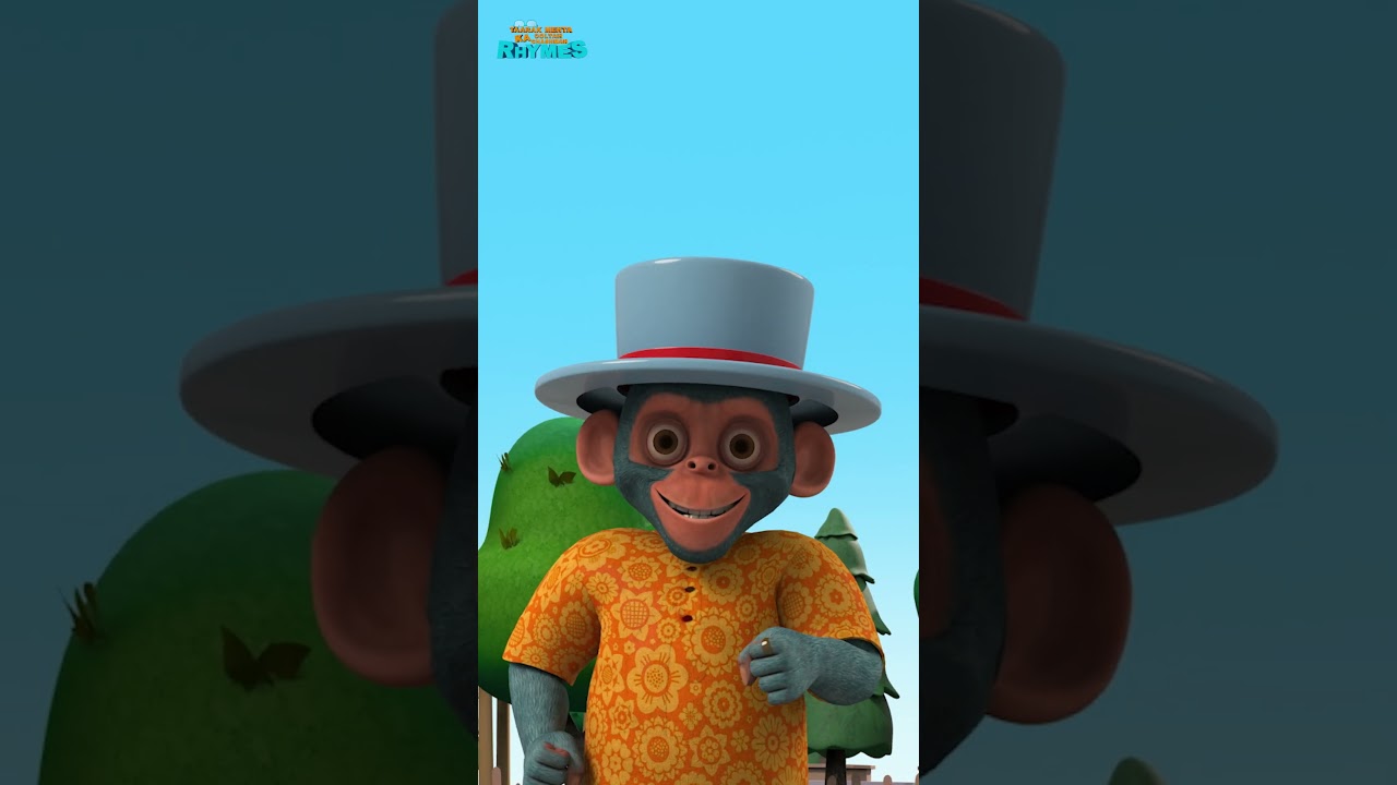 Bandar Mama #shorts #nurseryrhymes #bangla #kids #cartoon #rhymes #tmkoc #tmkocrhymes