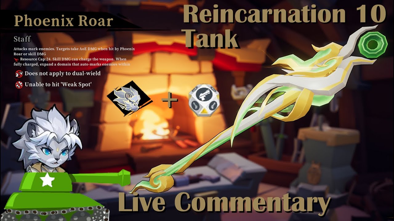Tank Cang Jue Build Guide | Gunfire Reborn | Reincarnation 10 Live Commentary Walkthrough