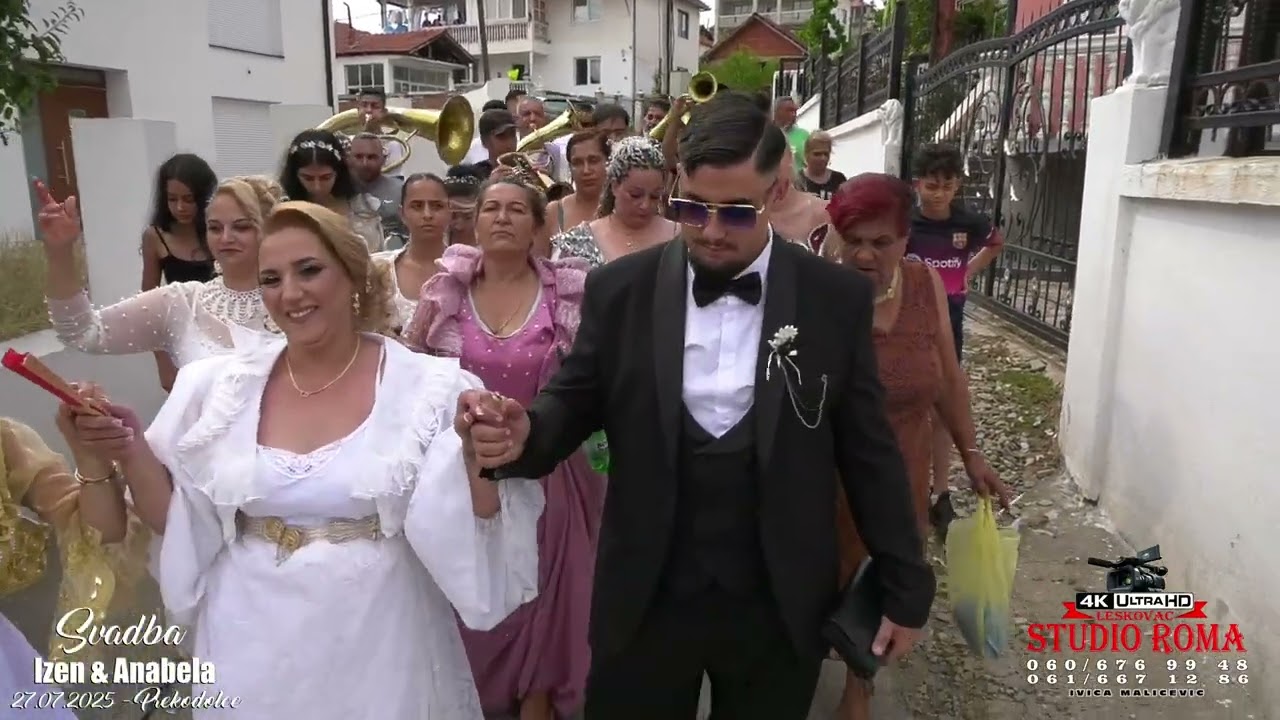 SVADBA IZEN & ANABELA po mladu 27.07.2025 PREKODOLCE - STUDIO ROMA IVICA 4K LESKOVAC