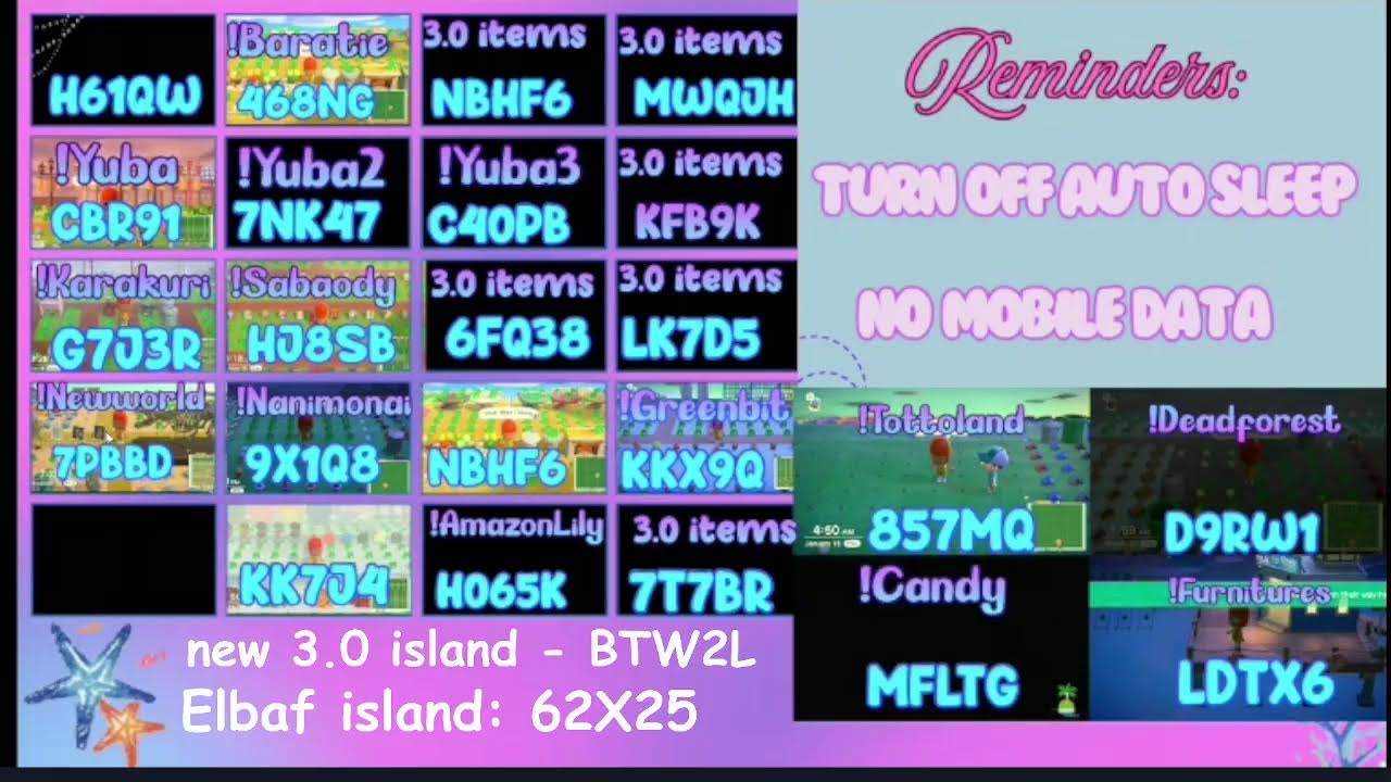 Treasure islands FREE for all  || Animal crossing New Horizons