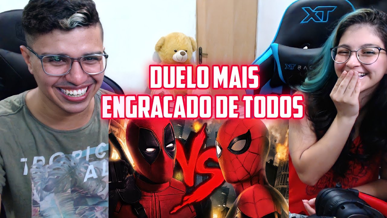 REACT 3 EM 1 Homem-Aranha VS. Deadpool | Duelo de Titãs (MAIS ENGRAÇADOS QUE JA OUVIMOS)