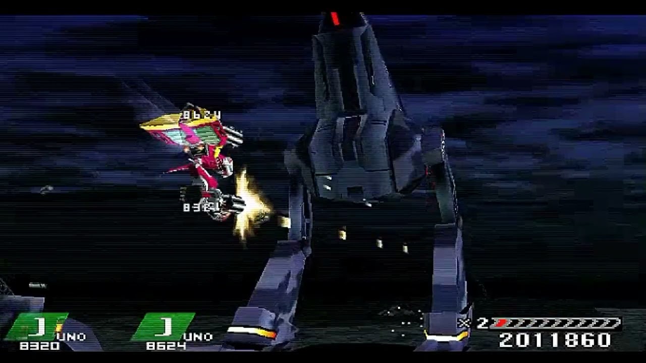 Einhander(PS1) | Complete Playthrough w/ Unknown Fighter Type II - Widescreen 60FPS