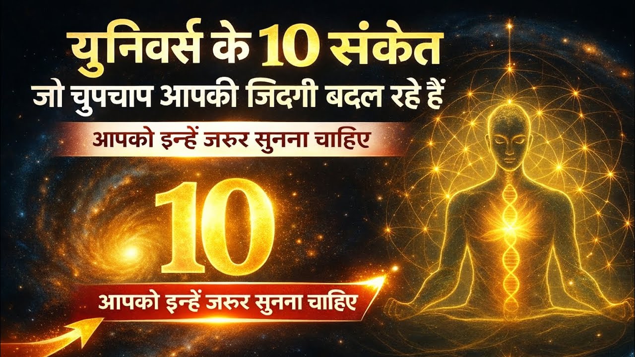 जब यूनिवर्स आपको जगाने लगता है – ये 10 संकेत जीवन की दिशा बदल देते हैं Universe Sutra 