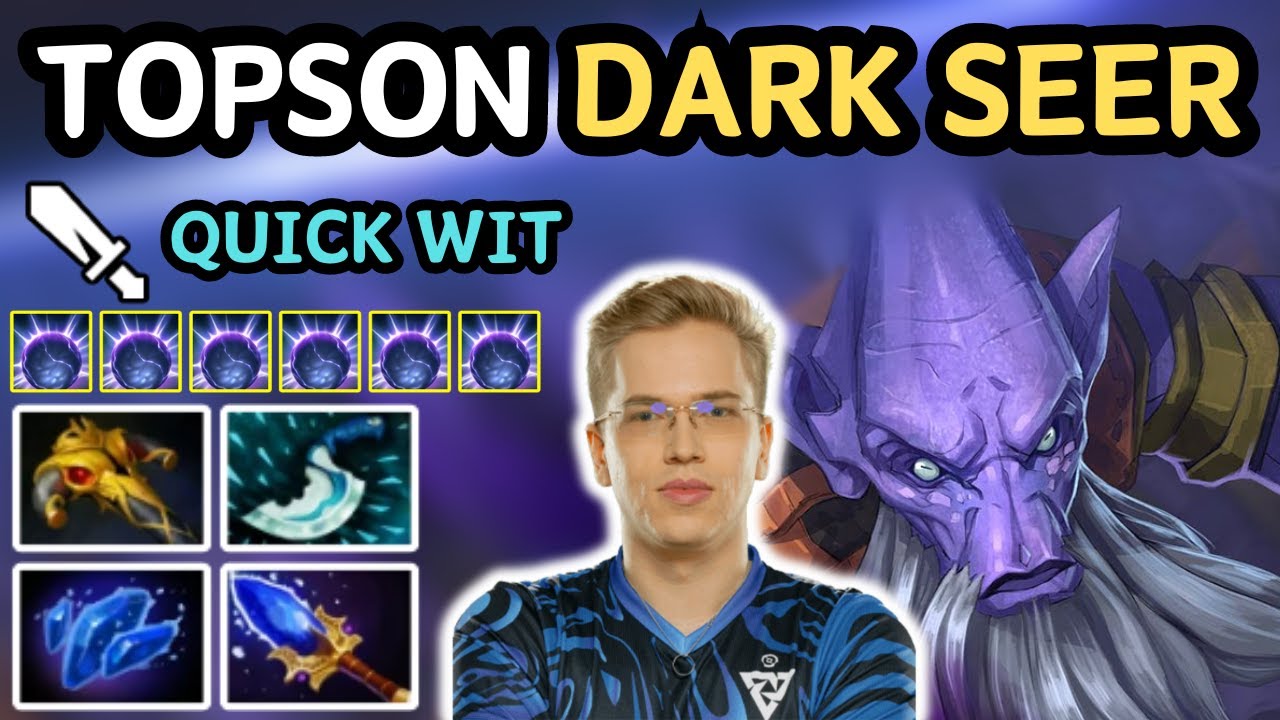 🔥 7.36a TOPSON DARK SEER Midlane 🔥 New Midlane Hero By Topson - Dota 2