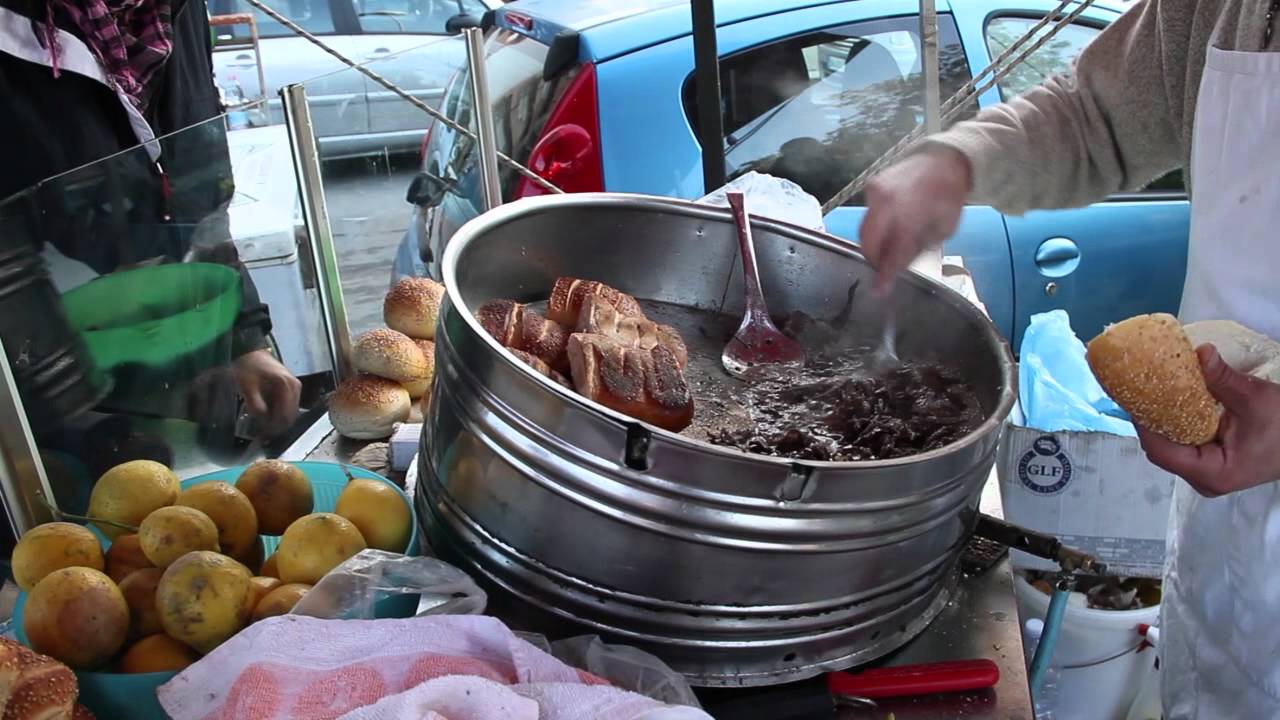 Pani C'a Meusa - Palermo Street Food - The Smell Of Sweet Guts! Aroma en Ipani