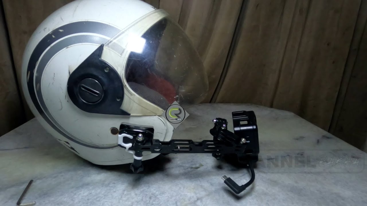 SOLUSI PASANG ACTION CAM GOPRO DI HELM HALF FACE  #gopro #helmet #motovlog #actioncamera