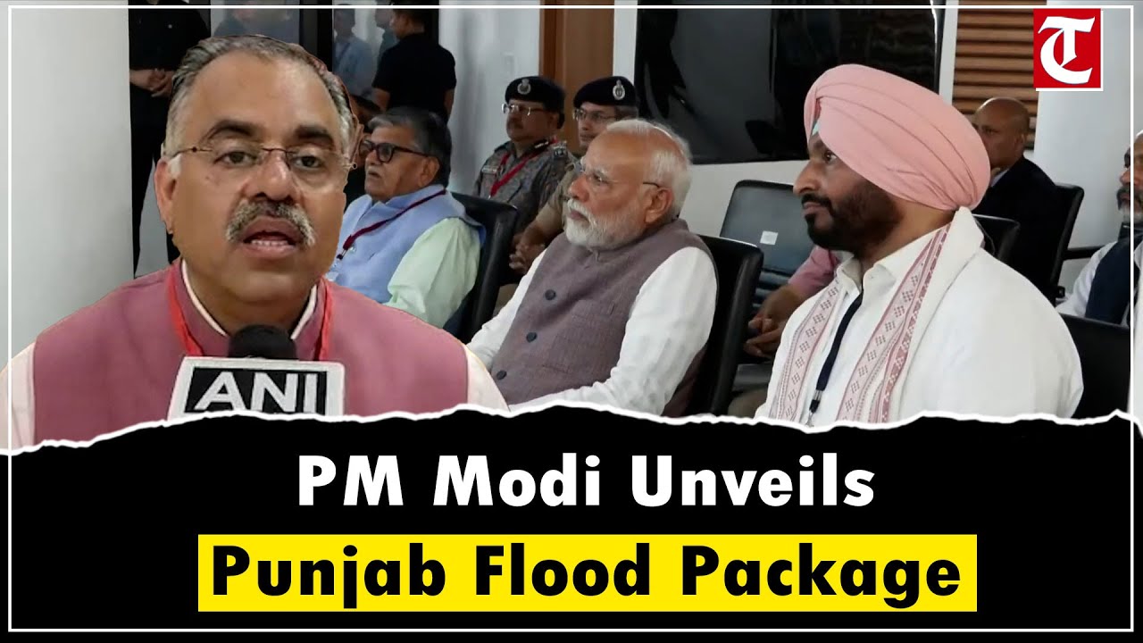 PM Modi Announces ₹13,600 Cr Flood Relief Package for Punjab, Visits Affected Families & Farmers