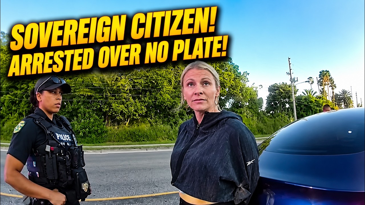 Sovereign Citizen Arrested After Refusing ID During Tesla Traffic Stop!