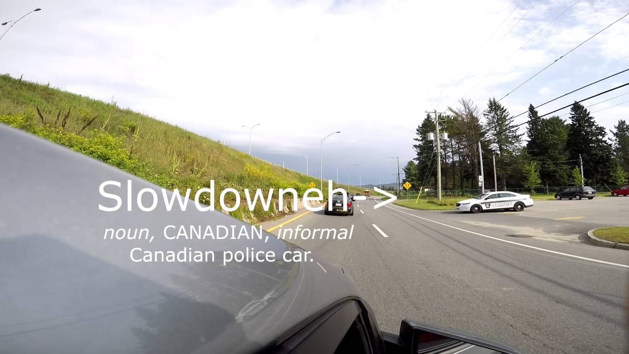 Canadian hoser gets instant karma