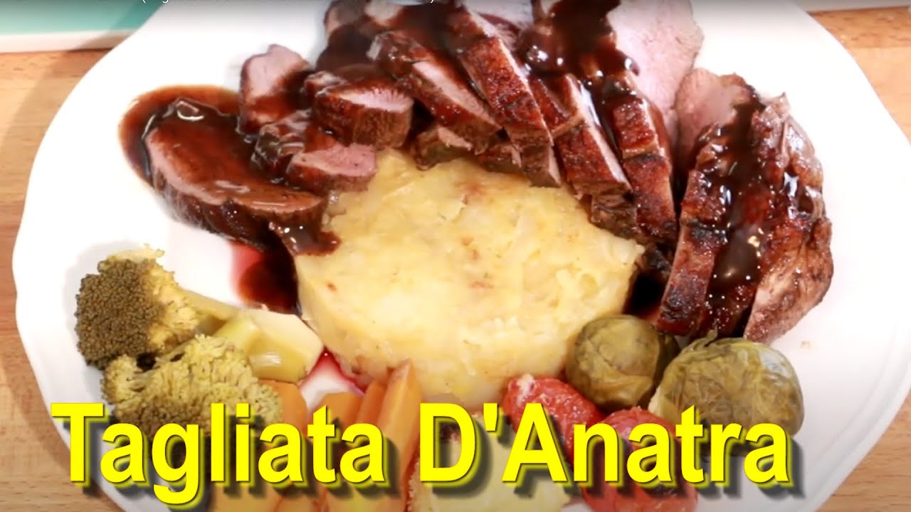 066 CHEF NONNO SERGIO (Tagliata di Petto d'Anatra all'aceto Balsamico)
