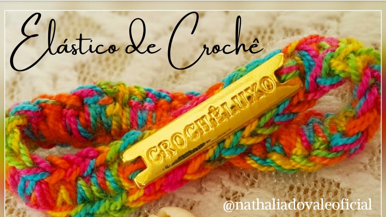 Elástico de Crochê Fashion para Cabelos | Xuxa de Crochê