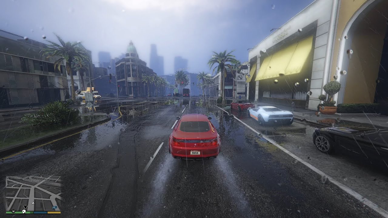 GTA V CineREALISM | Scary Thunder | August 2021