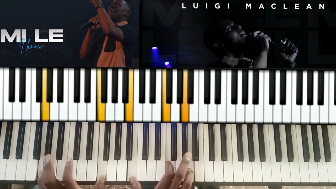 KEY F| MILE BY LUIGI MACLEAN PIANO TUTORIAL