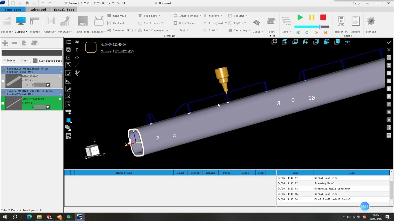 HTN Demo nesting video