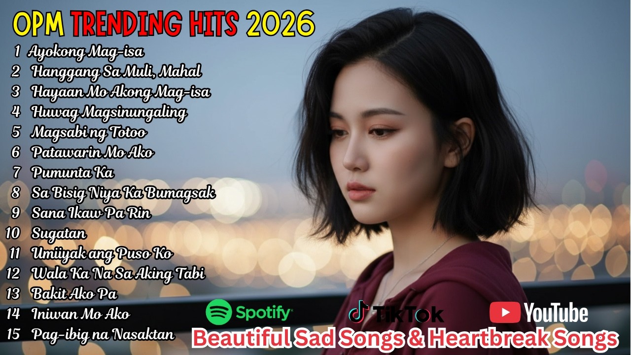 OPM Pop Ballad Sad Songs 2026 – Beautiful Tagalog Love Songs for Broken Hearts Playlist Mix Lovers