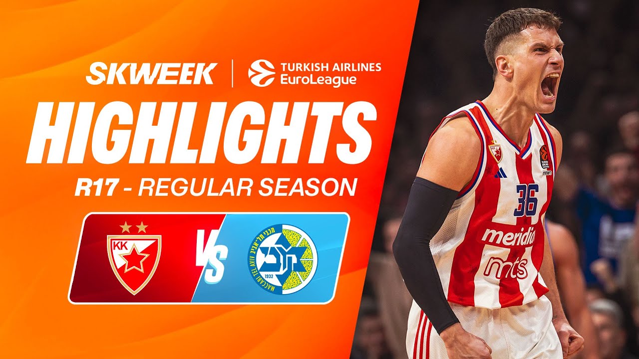 STRONG BOLOMBOY VS MACCABI ?! Crvena Zvezda Beograd vs Maccabi Tel-Aviv - Highlights EuroLeague R17