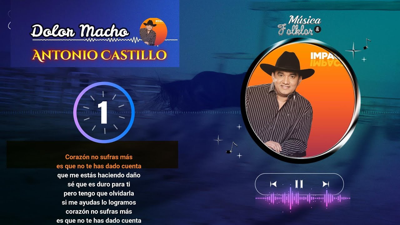 karaoke Antonio Castillo Dolor Macho